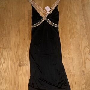 Agent Provocateur Little Black Dress with Crystal Accents